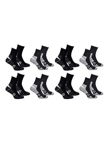 Pack de 8 meias homem QUARTER SERGIO TACCHINI