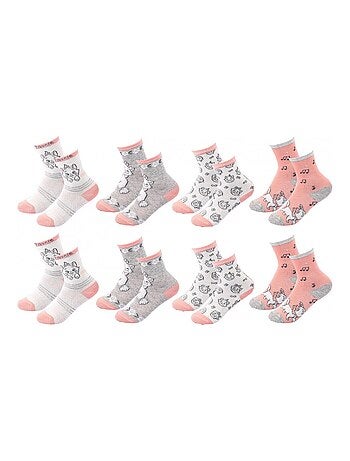Pack de 8 Meias Rapariga DISNEY CLASSIC