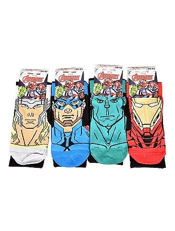 Pack de 9 Meias Homem AVENGERS