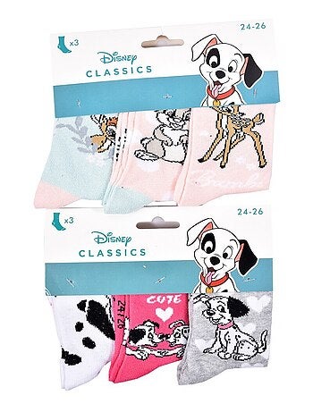 Pack de 9 Meias Rapariga DISNEY CLASSIC