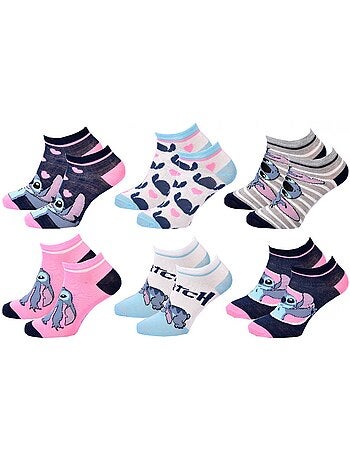 Pack de 9 Meias Rapariga DISNEY LILO E STITCH