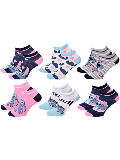 Pack de 9 Meias Rapariga DISNEY LILO E STITCH - Kiabi Pack de 9 Meias Rapariga DISNEY LILO E STITCH - Kiabi