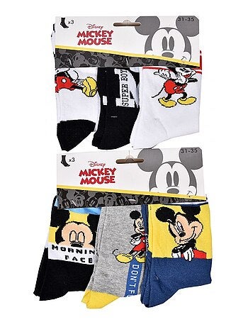 Pack de 9 Meias Rapaz DISNEY MICKEY MOUSE
