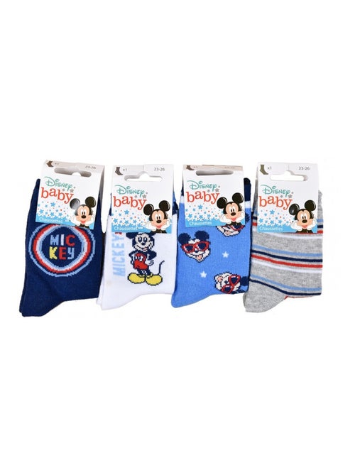 Pack de 9 Meias Rapaz DISNEY MICKEY MOUSE - Kiabi Pack de 9 Meias Rapaz DISNEY MICKEY MOUSE - Kiabi