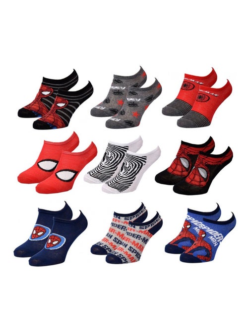 Pack de 9 Meias Rapaz DISNEY SPIDERMAN - Kiabi Pack de 9 Meias Rapaz DISNEY SPIDERMAN - Kiabi