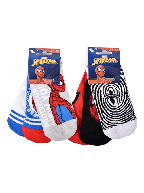 Pack de 9 Meias Rapaz DISNEY SPIDERMAN - Kiabi Pack de 9 Meias Rapaz DISNEY SPIDERMAN - Kiabi