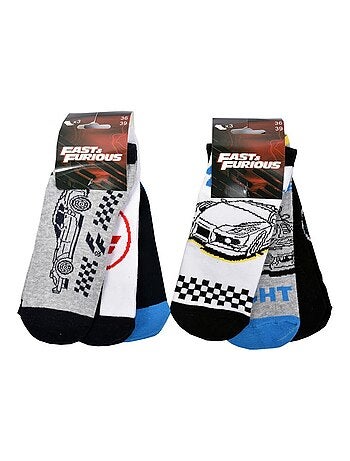 Pack de 9 Meias Rapaz FAST AND FURIOUS