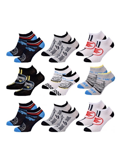 Pack de 9 Meias Rapaz FAST AND FURIOUS - Kiabi Pack de 9 Meias Rapaz FAST AND FURIOUS - Kiabi