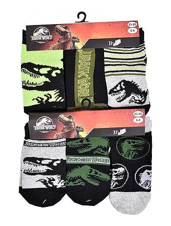 Pack de 9 Meias Rapaz JURASSIC WORLD