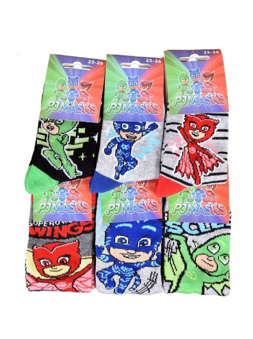 Pack de 9 Meias Rapaz PYJAMASQUE - Kiabi Pack de 9 Meias Rapaz PYJAMASQUE - Kiabi