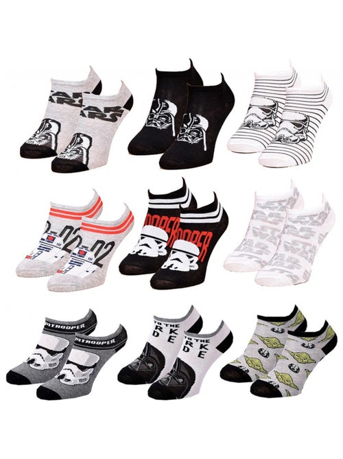 Pack de 9 Meias Rapaz STAR WARS - Kiabi Pack de 9 Meias Rapaz STAR WARS - Kiabi