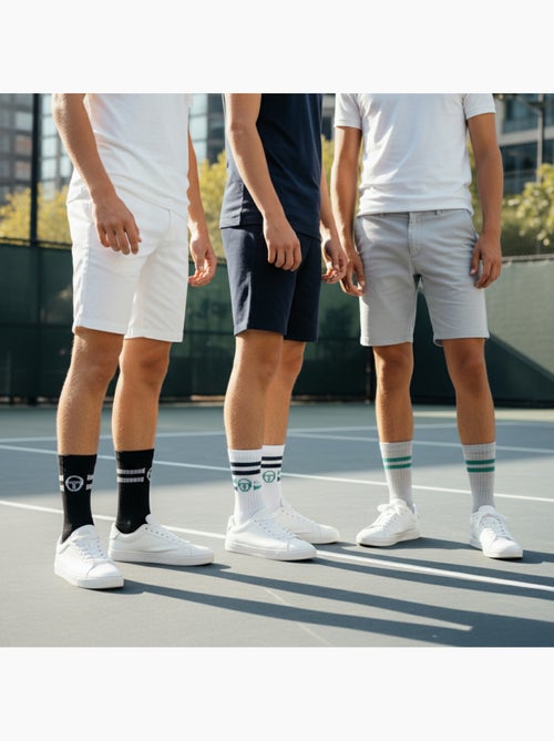 Pack de 9 Pares Meias Criança Tennis Crew SERGIO TACCHINI - Kiabi Pack de 9 Pares Meias Criança Tennis Crew SERGIO TACCHINI - Kiabi