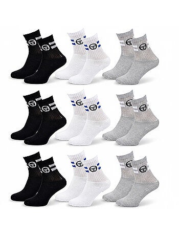 Pack de 9 Pares Meias Criança Tennis Crew SERGIO TACCHINI