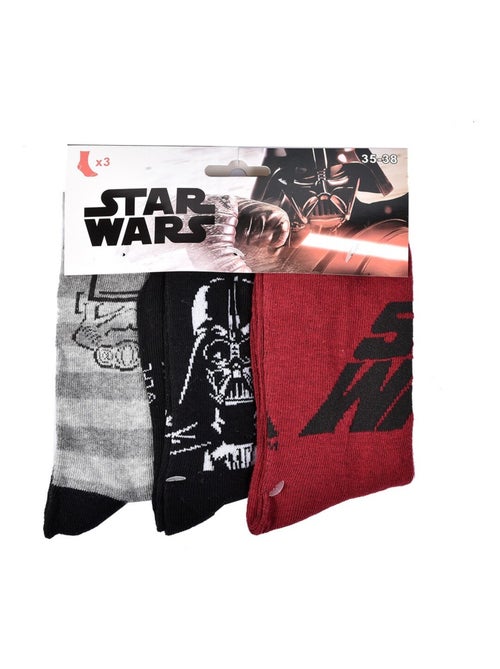 Pack de 9 Pares Meias Rapaz DISNEY STAR WARS - Kiabi Pack de 9 Pares Meias Rapaz DISNEY STAR WARS - Kiabi