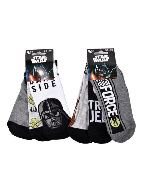 Pack de 9 Pares Meias Rapaz DISNEY STAR WARS - Kiabi Pack de 9 Pares Meias Rapaz DISNEY STAR WARS - Kiabi