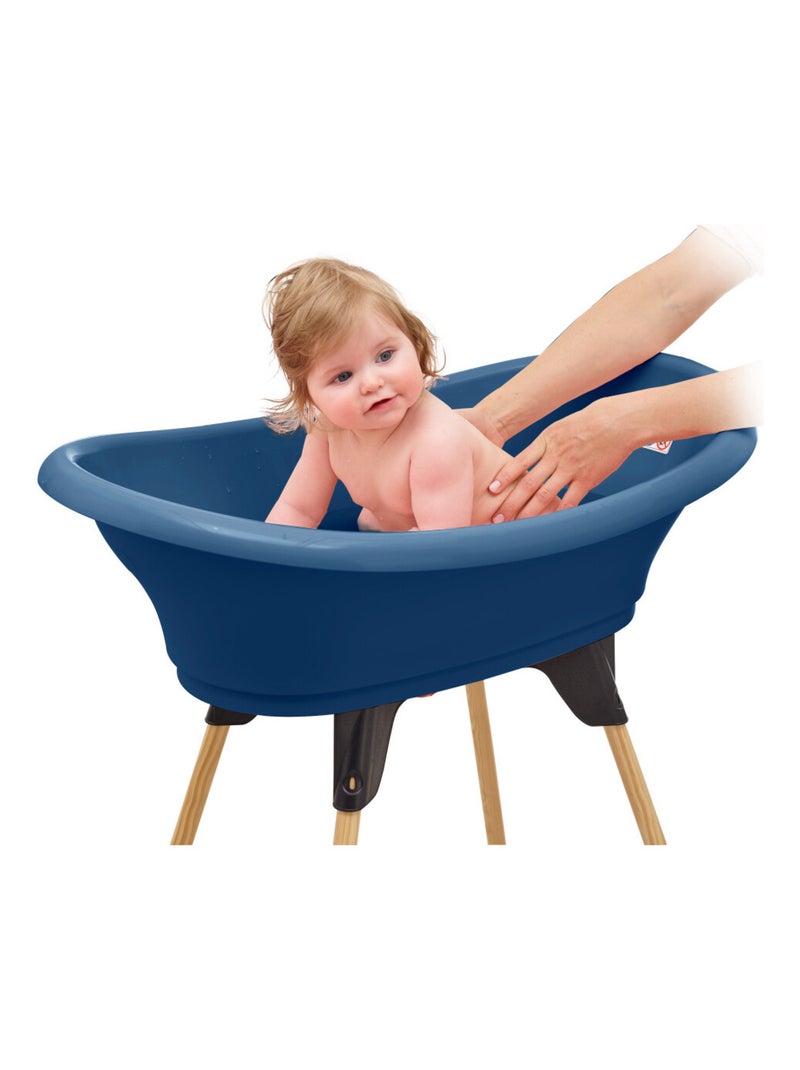 Pack de banho 5 em 1 thermobaby vasco com suporte e termómetro Azul - Kiabi