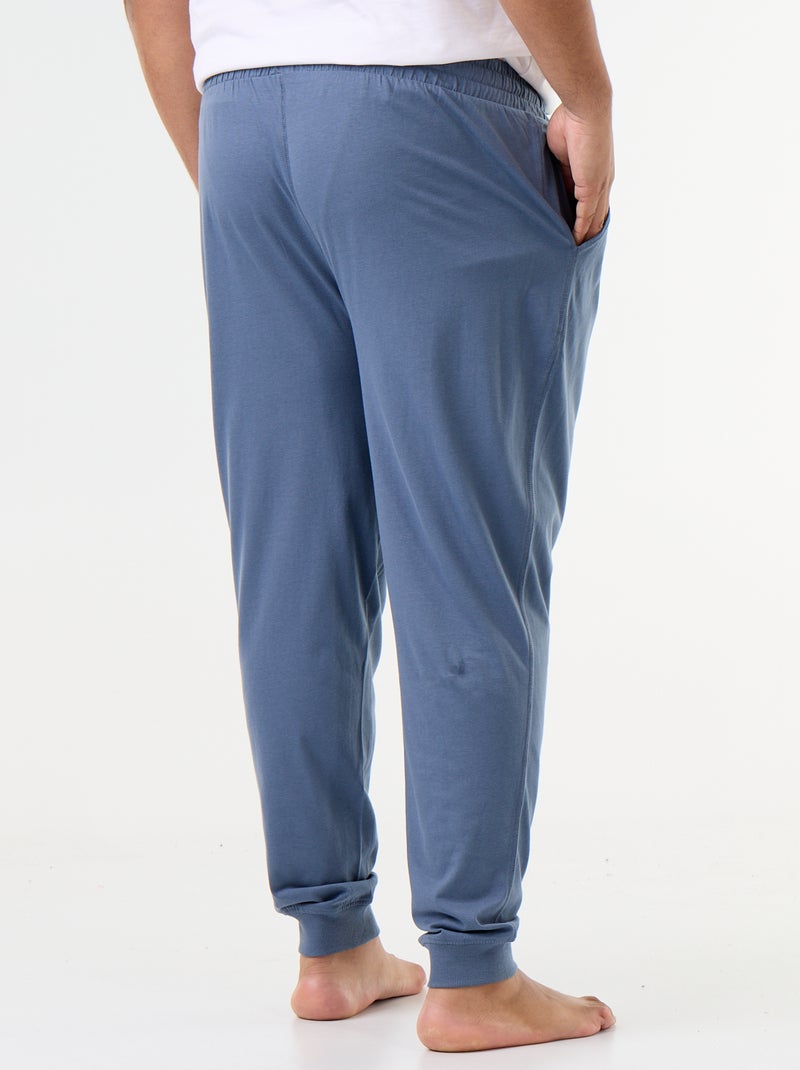 Pack de calças de pijama em jersey Azul - Kiabi