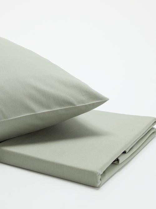 Pack de cama para 1 pessoa - Capa de edredão + 1 fronha - Kiabi Pack de cama para 1 pessoa - Capa de edredão + 1 fronha - Kiabi