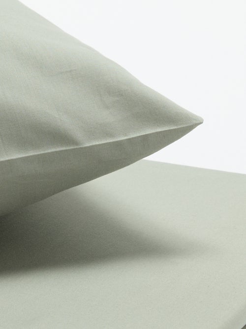Pack de cama para 1 pessoa - Capa de edredão + 1 fronha - Kiabi Pack de cama para 1 pessoa - Capa de edredão + 1 fronha - Kiabi