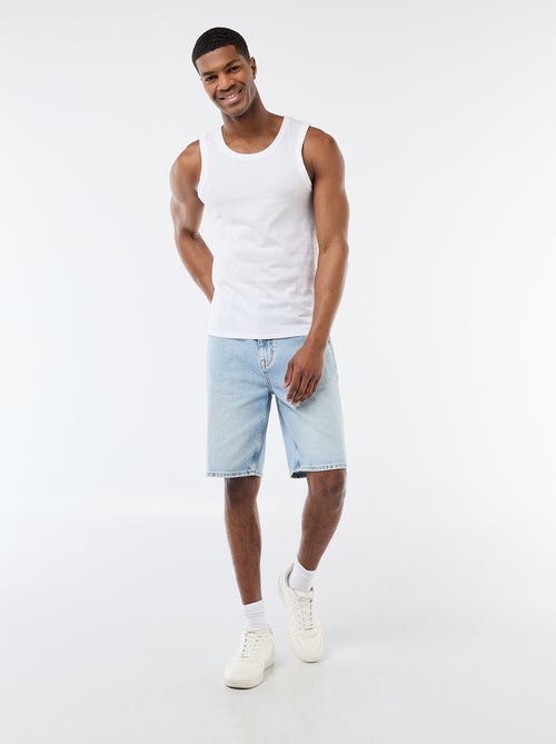 Pack de camisolas de alças em malha jersey - 2 peças - Kiabi