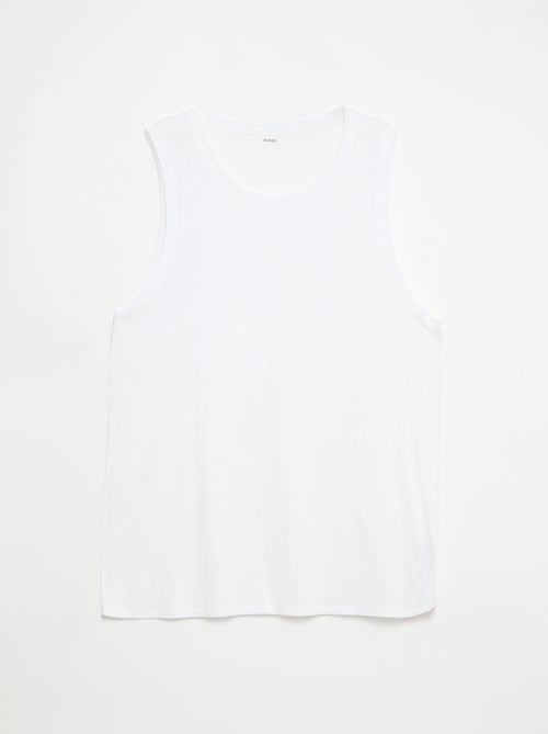 Pack de camisolas de alças em malha jersey - 2 peças - Kiabi