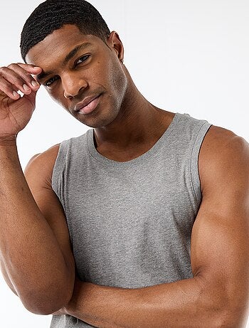 Pack de camisolas de alças em malha jersey - 2 peças