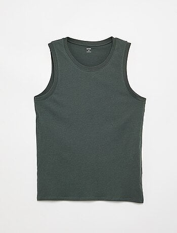 Pack de camisolas de alças em malha jersey - 2 peças