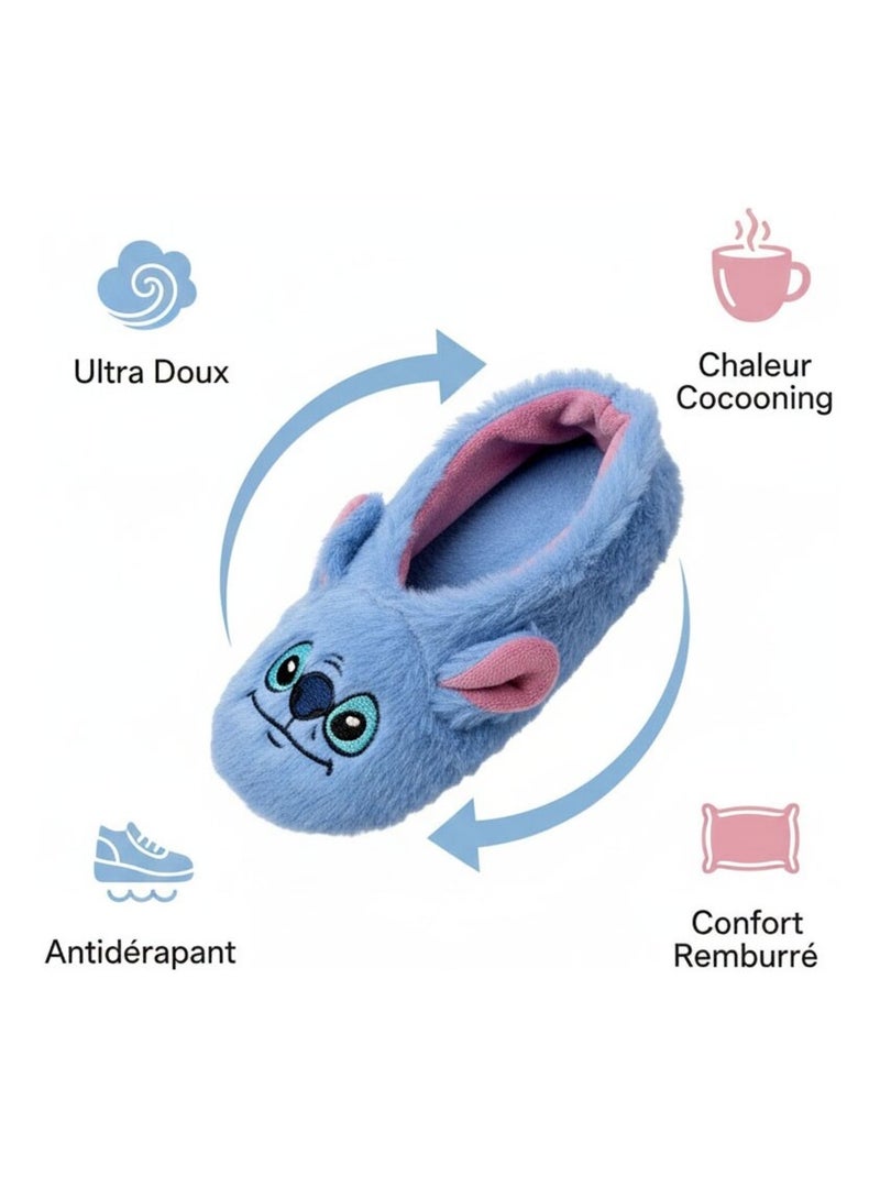 Pack de Chinelos Antiderrapantes Criança LILO & STITCH (2 Pares) Azul Malva - Kiabi