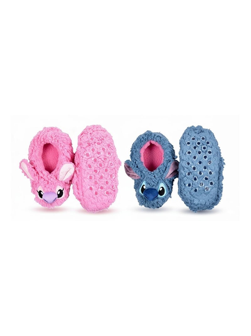Pack de Chinelos Antiderrapantes Criança LILO & STITCH (2 Pares) Azul Rosa - Kiabi