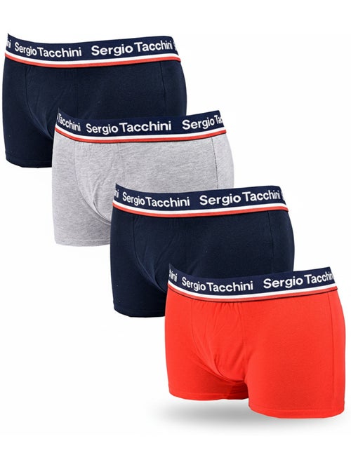 Pack de Cuecas Boxer Homem SERGIO TACCHINI 4 Peças - Kiabi Pack de Cuecas Boxer Homem SERGIO TACCHINI 4 Peças - Kiabi