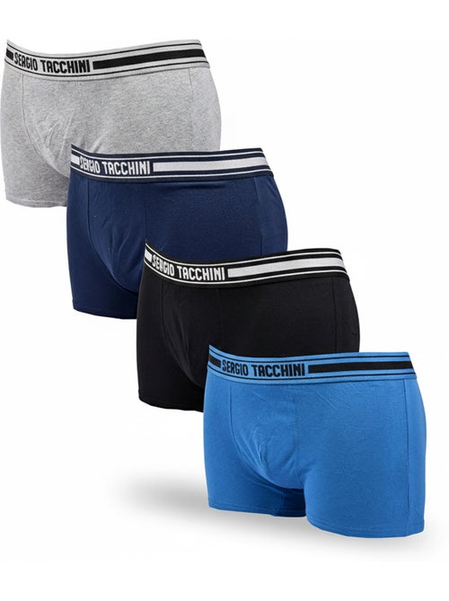 Pack de Cuecas Boxer Homem SERGIO TACCHINI 4 Peças - Kiabi Pack de Cuecas Boxer Homem SERGIO TACCHINI 4 Peças - Kiabi