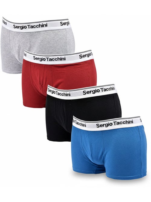 Pack de Cuecas Boxer Homem SERGIO TACCHINI 4 Peças - Kiabi Pack de Cuecas Boxer Homem SERGIO TACCHINI 4 Peças - Kiabi