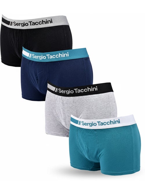 Pack de Cuecas Boxer Homem SERGIO TACCHINI 4 Peças - Kiabi Pack de Cuecas Boxer Homem SERGIO TACCHINI 4 Peças - Kiabi