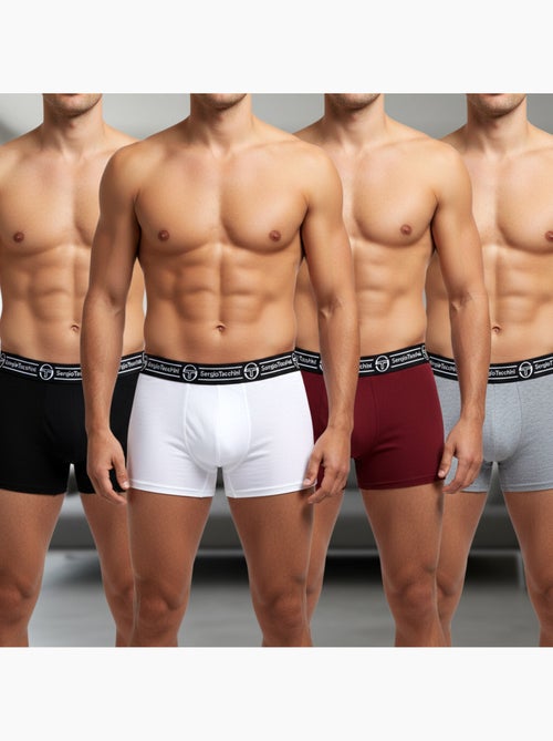 Pack de Cuecas Boxer Homem SERGIO TACCHINI 4 Peças - Kiabi Pack de Cuecas Boxer Homem SERGIO TACCHINI 4 Peças - Kiabi