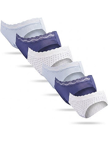 Pack de Cuecas Mulher Algodão – Conjunto de 6 OZABI