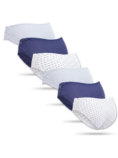 Pack de Cuecas Mulher Algodão – Conjunto de 6 OZABI - Kiabi Pack de Cuecas Mulher Algodão – Conjunto de 6 OZABI - Kiabi
