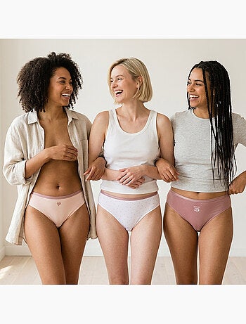 Pack de Cuecas Mulher Algodão – Conjunto de 6 OZABI