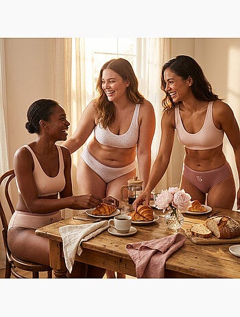Pack de Cuecas Mulher Algodão – Conjunto de 6 OZABI