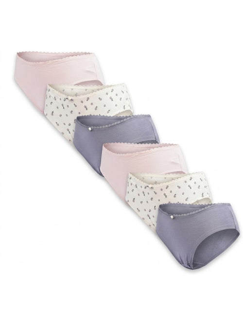 Pack de Cuecas Mulher Algodão – Conjunto de 6 OZABI - Kiabi Pack de Cuecas Mulher Algodão – Conjunto de 6 OZABI - Kiabi
