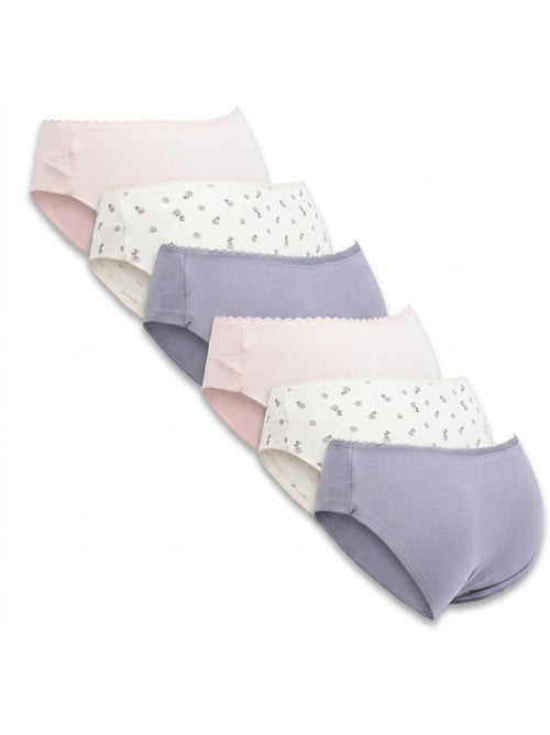 Pack de Cuecas Mulher Algodão – Conjunto de 6 OZABI - Kiabi Pack de Cuecas Mulher Algodão – Conjunto de 6 OZABI - Kiabi