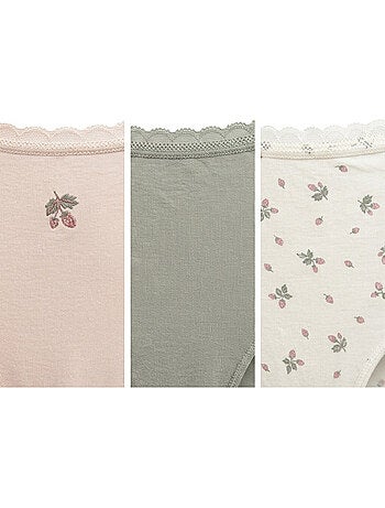 Pack de Cuecas Mulher Cintura Alta Algodão – Conjunto de 6 OZABI