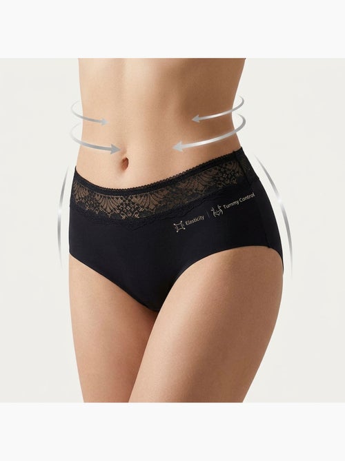 Pack de Cuecas Mulher Modeladora Renda Invisível – 4 Pares OZABI - Kiabi Pack de Cuecas Mulher Modeladora Renda Invisível – 4 Pares OZABI - Kiabi