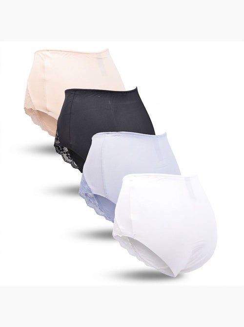 Pack de Cuecas Mulher Modeladora Renda Invisível – 4 Pares OZABI - Kiabi Pack de Cuecas Mulher Modeladora Renda Invisível – 4 Pares OZABI - Kiabi