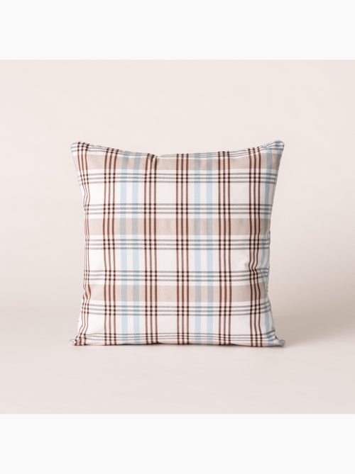 Pack de duas capas de almofada com design tartan e fecho de correr - Gamusi. - Kiabi Pack de duas capas de almofada com design tartan e fecho de correr - Gamusi. - Kiabi
