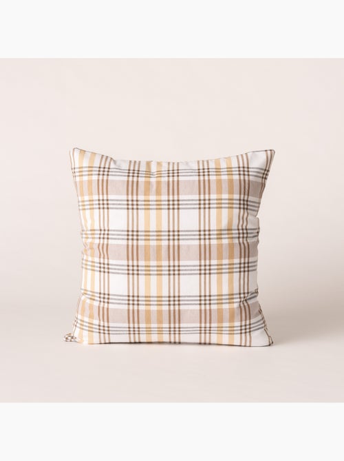 Pack de duas capas de almofada com design tartan e fecho de correr - Gamusi. - Kiabi Pack de duas capas de almofada com design tartan e fecho de correr - Gamusi. - Kiabi