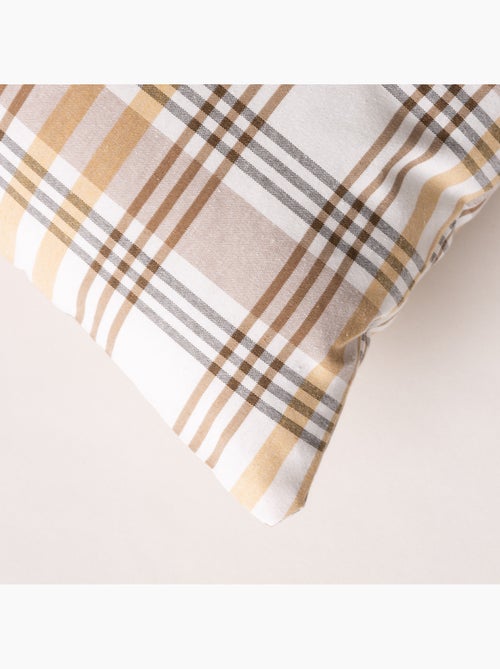 Pack de duas capas de almofada com design tartan e fecho de correr - Gamusi. - Kiabi Pack de duas capas de almofada com design tartan e fecho de correr - Gamusi. - Kiabi