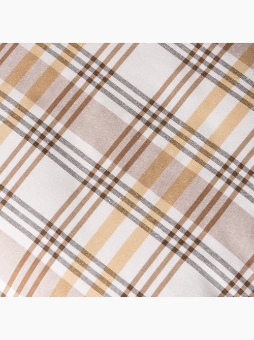 Pack de duas capas de almofada com design tartan e fecho de correr - Gamusi. - Kiabi Pack de duas capas de almofada com design tartan e fecho de correr - Gamusi. - Kiabi