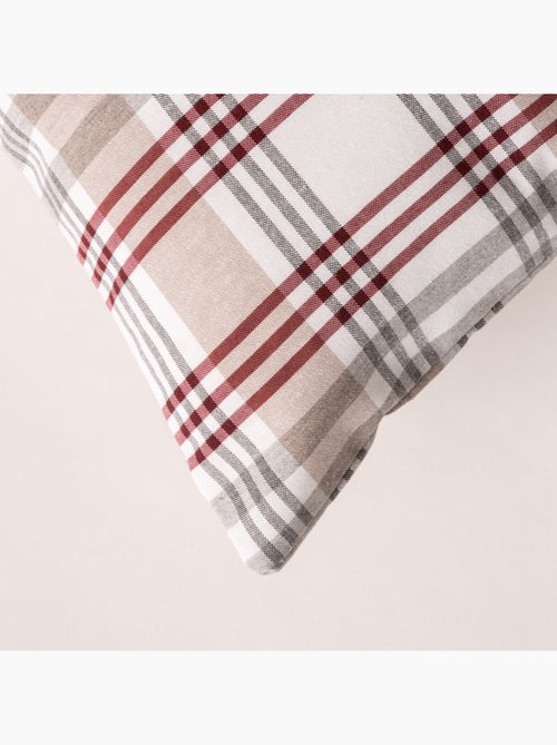 Pack de duas capas de almofada com design tartan e fecho de correr - Gamusi. - Kiabi Pack de duas capas de almofada com design tartan e fecho de correr - Gamusi. - Kiabi