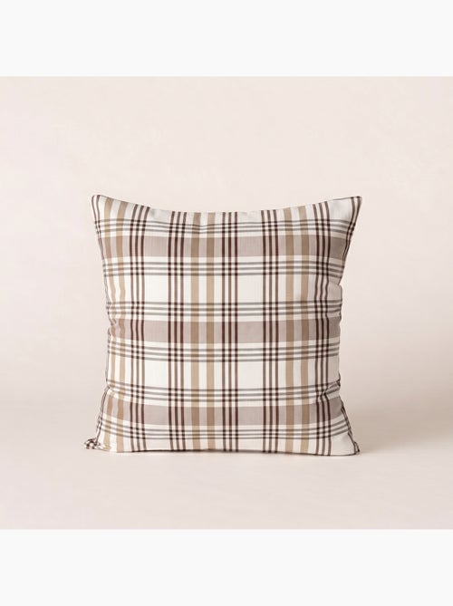 Pack de duas capas de almofada com design tartan e fecho de correr - Gamusi. - Kiabi Pack de duas capas de almofada com design tartan e fecho de correr - Gamusi. - Kiabi
