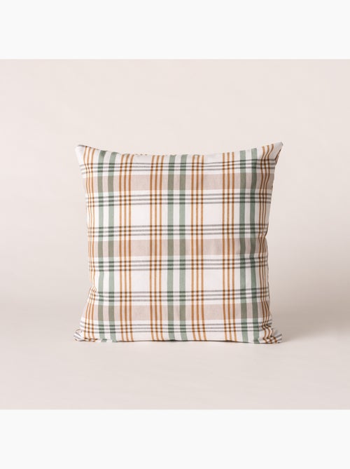 Pack de duas capas de almofada com design tartan e fecho de correr - Gamusi. - Kiabi Pack de duas capas de almofada com design tartan e fecho de correr - Gamusi. - Kiabi